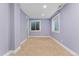 Basement with light purple walls and carpet at 10550 Sedalia St, Commerce City, CO 80022