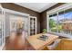 View from the home office into dining room at 10550 Sedalia St, Commerce City, CO 80022