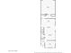 Detailed first floor plan showing layout of rooms including kitchen, living room, dining room, office and garage at 5716 Boston Ct, Denver, CO 80238