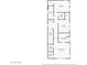 Detailed second floor plan showing layout of bedrooms, bathrooms, laundry room and closets at 5716 Boston Ct, Denver, CO 80238