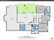 Detailed floor plan showcasing the layout of the basement level with bedrooms, bathrooms, and recreation room at 485 Sapphire Dr, Castle Rock, CO 80108
