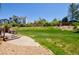 Expansive backyard offering plenty of space for activities, with a deck and mature landscaping for privacy at 9688 Chesapeake St, Highlands Ranch, CO 80126