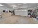 Spacious garage with overhead lighting and extra storage space at 3470 S Race St, Englewood, CO 80113