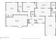 Detailed floor plan displaying the layout of the home's main level, including room dimensions at 3225 S Race St, Englewood, CO 80113