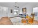 Inviting living room features wood floors, ceiling fan, and comfortable furniture, perfect for relaxation at 270 N Holcomb Cir, Castle Rock, CO 80104