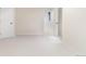 Finished basement space with new carpet, base molding, and two doors at 538 Cook St, Denver, CO 80206