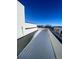 Spacious rooftop deck with snow on surface at 1252 Yates St, Denver, CO 80204