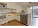 Kitchen features granite countertops and stainless steel dishwasher at 1455 S Vaughn Cir, Aurora, CO 80012