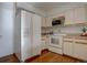 White appliances in the kitchen at 1455 S Vaughn Cir, Aurora, CO 80012