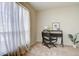 Home office with window and carpeted floor at 1455 S Vaughn Cir, Aurora, CO 80012