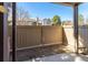 Private patio with fenced in perimeter perfect for outdoor relaxation at 7790 W 87Th Drive Dr # D, Arvada, CO 80005