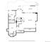Detailed basement floor plan showing the recreation room, bedrooms, bathrooms and storage spaces at 9117 Buck Hill Dr, Highlands Ranch, CO 80126