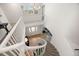 Bright foyer with a curved staircase leading to the upper level at 9117 Buck Hill Dr, Highlands Ranch, CO 80126