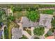 Aerial shot of property with well-maintained landscaping, backyard spaces, and driveway at 5420 Crestone Cir, Boulder, CO 80301