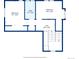 Third floor plan featuring two bedrooms and one bathroom at 8095 E 128Th Pl, Thornton, CO 80602
