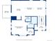 Floor plan of the second story featuring a primary bedroom, kitchen, and balcony at 8095 E 128Th Pl, Thornton, CO 80602