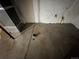 Basement floor under construction showing a foundation of concrete and plastic sheeting at 2005 W 86Th Ave, Denver, CO 80260