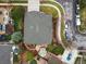 Aerial view of a landscaped property featuring a well-maintained roof and a spacious yard at 5497 W Prentice Ct, Littleton, CO 80123