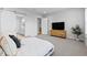 Spacious main bedroom offers soft carpet and ensuite access at 11412 Autumn Moon St, Littleton, CO 80125