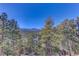 Scenic mountain view with lush pine trees at 334 Humphrey Dr, Evergreen, CO 80439