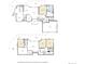Two-story home floor plan, showcasing main and lower levels at 334 Humphrey Dr, Evergreen, CO 80439