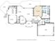 Two-story home floor plan with spacious living areas and primary bedroom suite at 334 Humphrey Dr, Evergreen, CO 80439