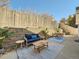 Relaxing patio with seating area and outdoor rug at 11854 Vallejo St, Denver, CO 80234