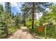 Welcome to Rossman Gulch: A private road entrance surrounded by lush green scenery at 7364 Rossman Gulch Rd, Morrison, CO 80465