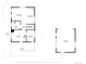 Floor plan diagram of the first floor featuring a kitchen, bath, bedroom, and living room at 7364 Rossman Gulch Rd, Morrison, CO 80465