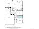 Detailed floor plan showcasing the layout of the first floor of the home at 11582 Jimenez St, Parker, CO 80134