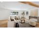 Inviting living room with hardwood floors, neutral decor, and ample natural light at 6279 E Princeton Ave, Cherry Hills Village, CO 80111