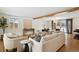 Open concept living room with hardwood floors at 6279 E Princeton Ave, Cherry Hills Village, CO 80111