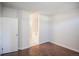 Bedroom with a large closet and laminate flooring at 6001 S Yosemite St # B206, Greenwood Village, CO 80111