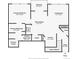 Floorplan featuring the primary bedroom, primary bathroom, balcony, living room, dining room, and kitchen at 6001 S Yosemite St # B206, Greenwood Village, CO 80111