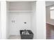 Laundry room features lots of space for storage with hookups for a washer and dryer at 6001 S Yosemite St # B206, Greenwood Village, CO 80111