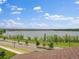 A beautiful view of the lake at 2468 Channel Dr, Highlands Ranch, CO 80129