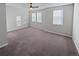 Spacious bedroom with carpet flooring and ceiling fan at 14948 E Belleview Ave, Aurora, CO 80015