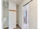 Walk in closet featuring custom shelving for optimal storage and convenience at 13472 Columbine Cir, Thornton, CO 80241