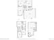 Detailed floor plan showcasing the layout of the home's first and second floors, plus basement at 13472 Columbine Cir, Thornton, CO 80241