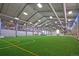 Spacious indoor turf field ideal for sports and recreation at 2523 Villageview Ln, Castle Rock, CO 80104