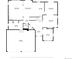 First floor plan featuring kitchen, living spaces, bath, garage, breakfast nook, foyer, and office at 7949 S Blackstone Pkwy, Aurora, CO 80016