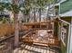 Spacious backyard deck with a custom pergola, perfect for outdoor entertaining at 9408 Harvard Dr, Highlands Ranch, CO 80130