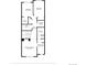 Two-story home floor plan with primary bedroom and two additional bedrooms at 15945 E Geddes Dr # 54, Aurora, CO 80016
