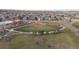 Aerial view of a community baseball field in a residential area, with visible roadways at 5747 S Lowell Blvd, Littleton, CO 80123