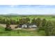 Charming home with attached garage nestled on vast green space surrounded by mature trees at 1752 Private Road 130, Elizabeth, CO 80107