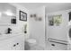 Bathroom with modern sink, toilet, and updated fixtures at 7132 Xavier Way, Westminster, CO 80030