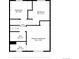 Floor plan showcasing bedroom sizes, including the primary bedroom and two additional bedrooms on the upper level at 7132 Xavier Way, Westminster, CO 80030