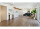 Spacious living room with hardwood floors, recessed lighting, and an open floor plan at 207 Iowa Dr, Golden, CO 80403