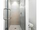 Sleek bathroom with glass-enclosed shower and contemporary fixtures at 4394 Zenobia St, Denver, CO 80212