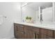 Elegant bathroom with double sinks, modern fixtures, and plenty of counter space at 4394 Zenobia St, Denver, CO 80212